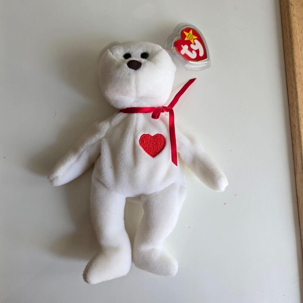 Beanie-babies White and Cream Stuffed-animals